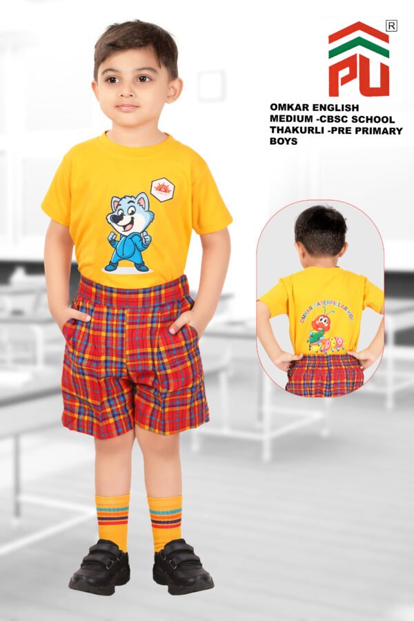 FULL SET UNIFORM (PRE - PRIMARY) - BOYS -THAKURLI