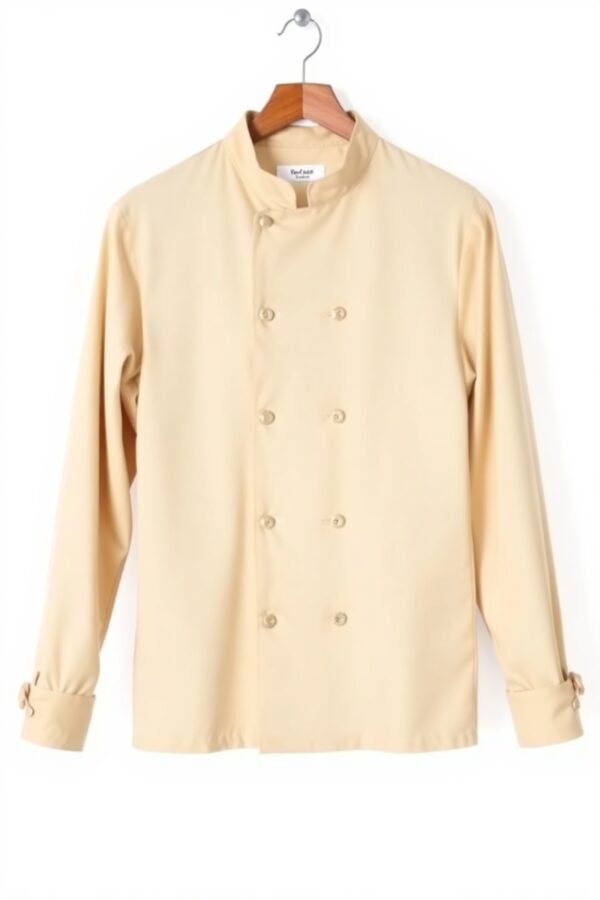 Beige Chef Coat - Image 3