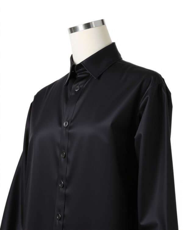 Black Semi-Formal Shirt - Image 3