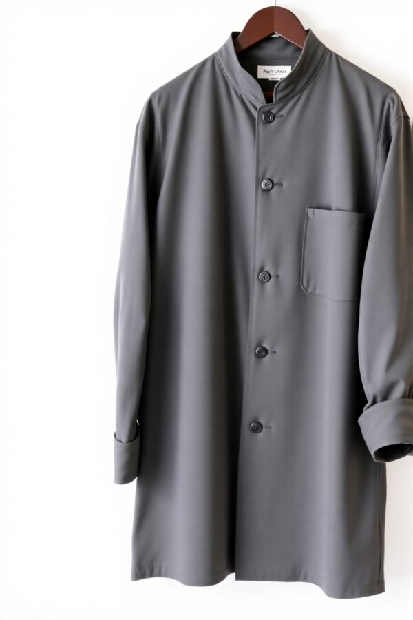 Charcoal Grey Chef Coat - Image 2