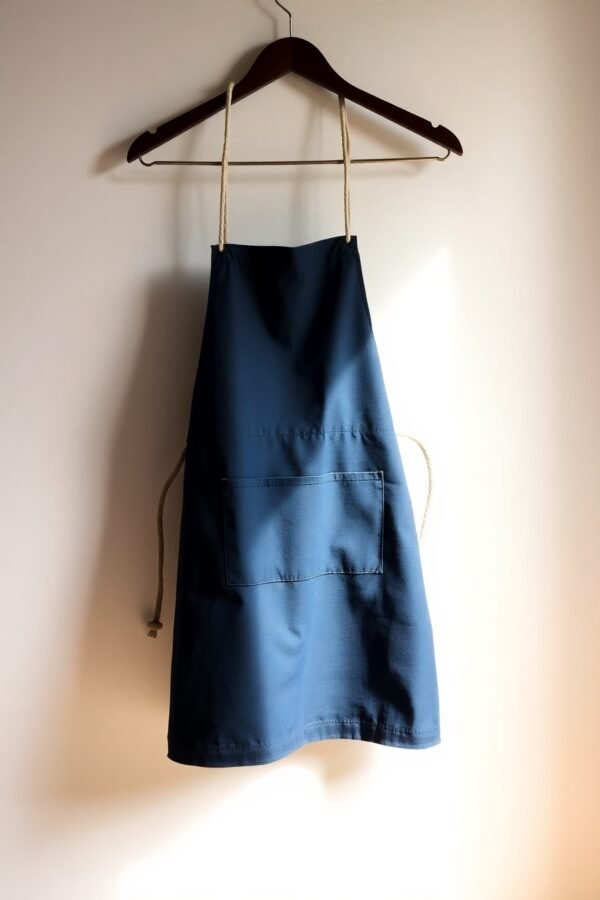 Navy Blue Apron - Image 2