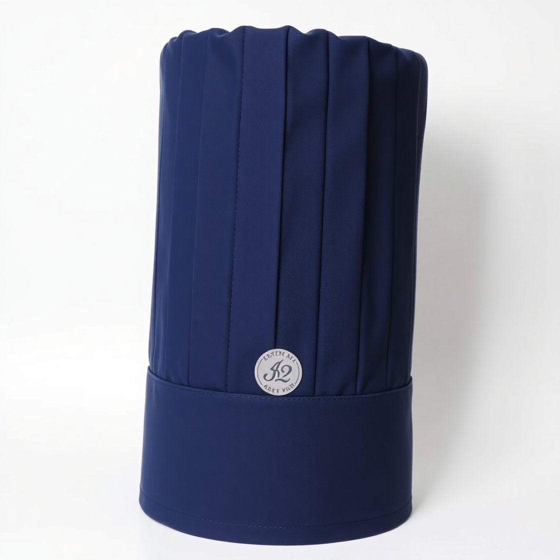 Navy Blue Toque Chef Hat - Image 4
