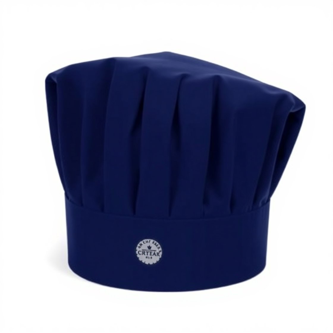 Navy Blue Toque Chef Hat - Image 3