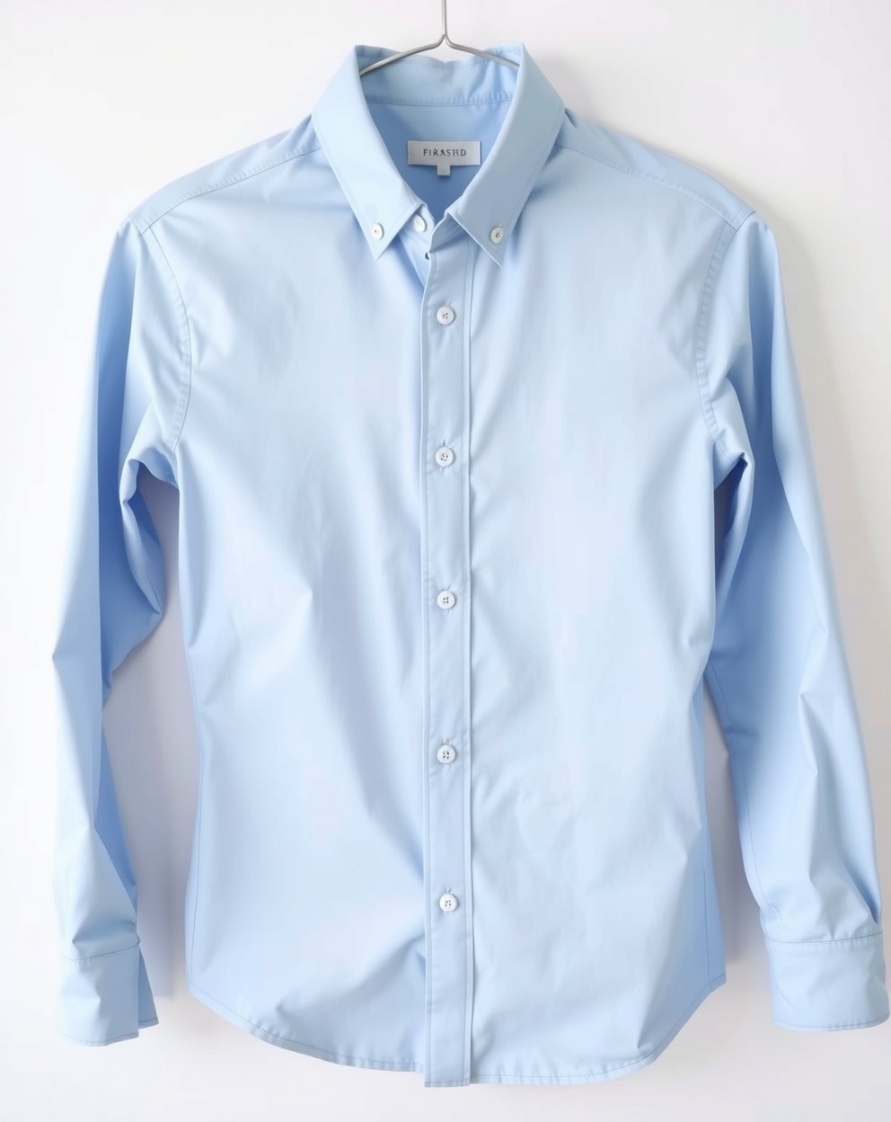 Sky Blue Office Shirt - Image 4
