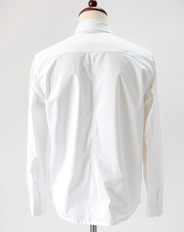 White Classic Formal Shirt - Image 2