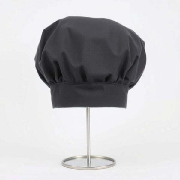 Dark Grey Mushroom Chef Cap - Image 2
