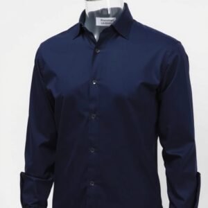 Navy Blue Slim Fit Shirt
