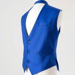 Royal Blue Reception Waistcoat