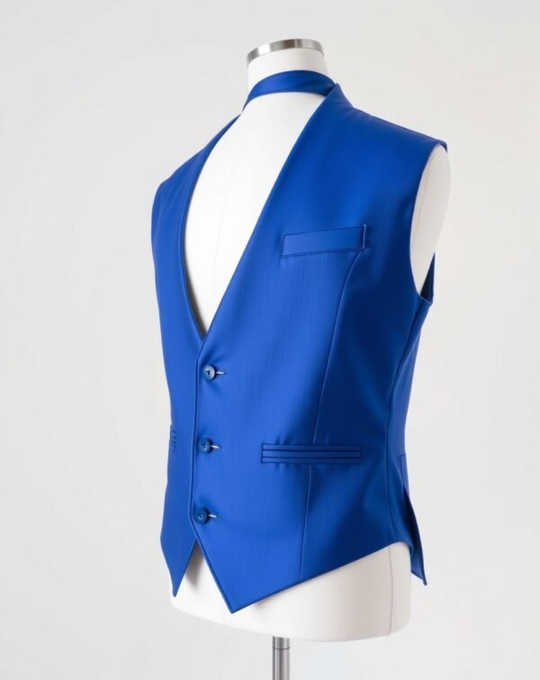 Royal Blue Reception Waistcoat