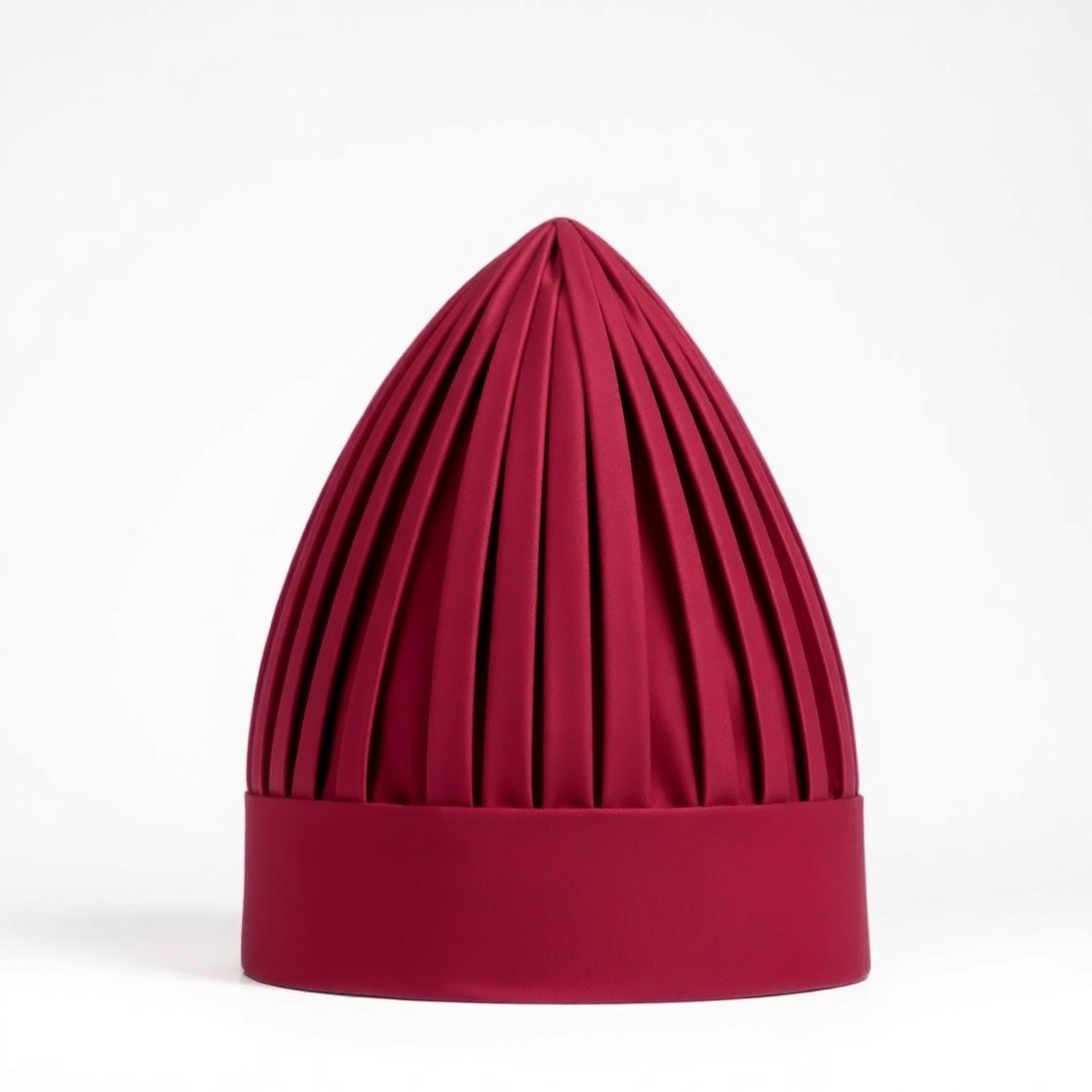 Maroon Toque Chef Hat - Image 4