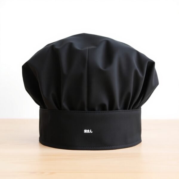 Black Mushroom Chef Cap