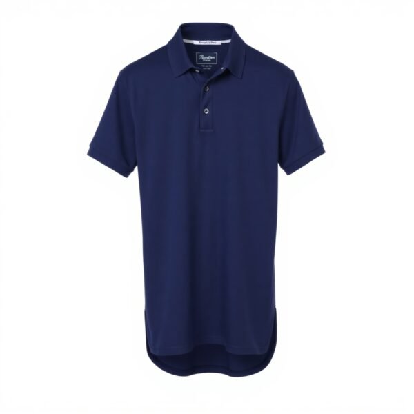Slim Fit – Navy Blue Polo T-Shirt