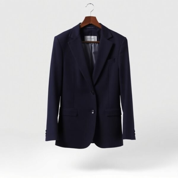 Classic Navy Blue Blazer - Image 3