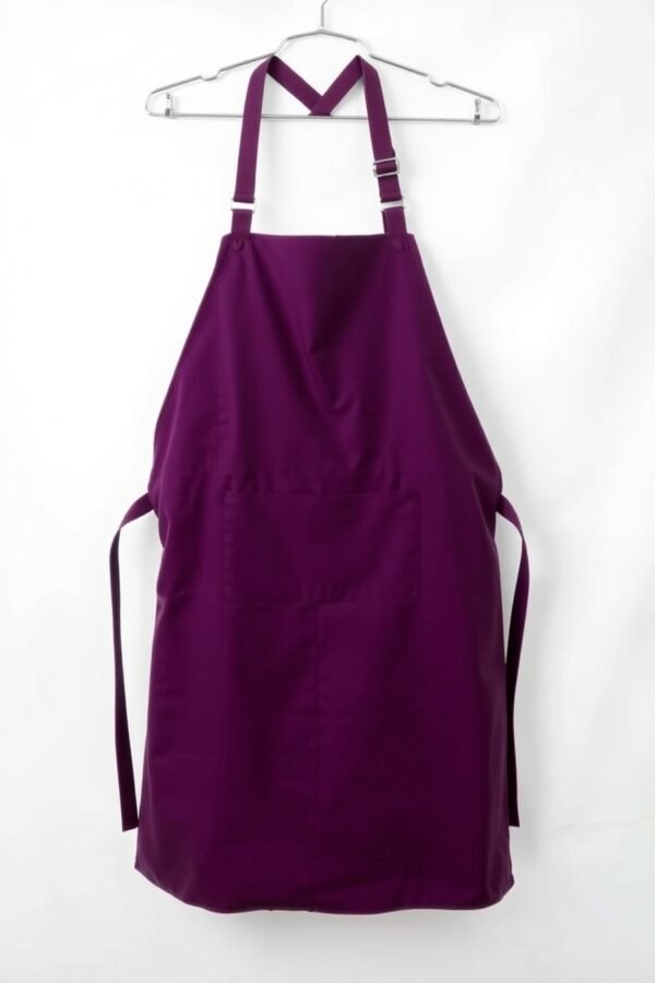Dark Purple Apron - Image 4