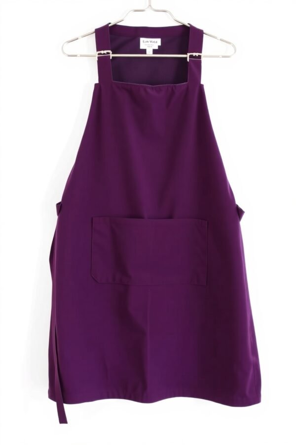 Dark Purple Apron - Image 2
