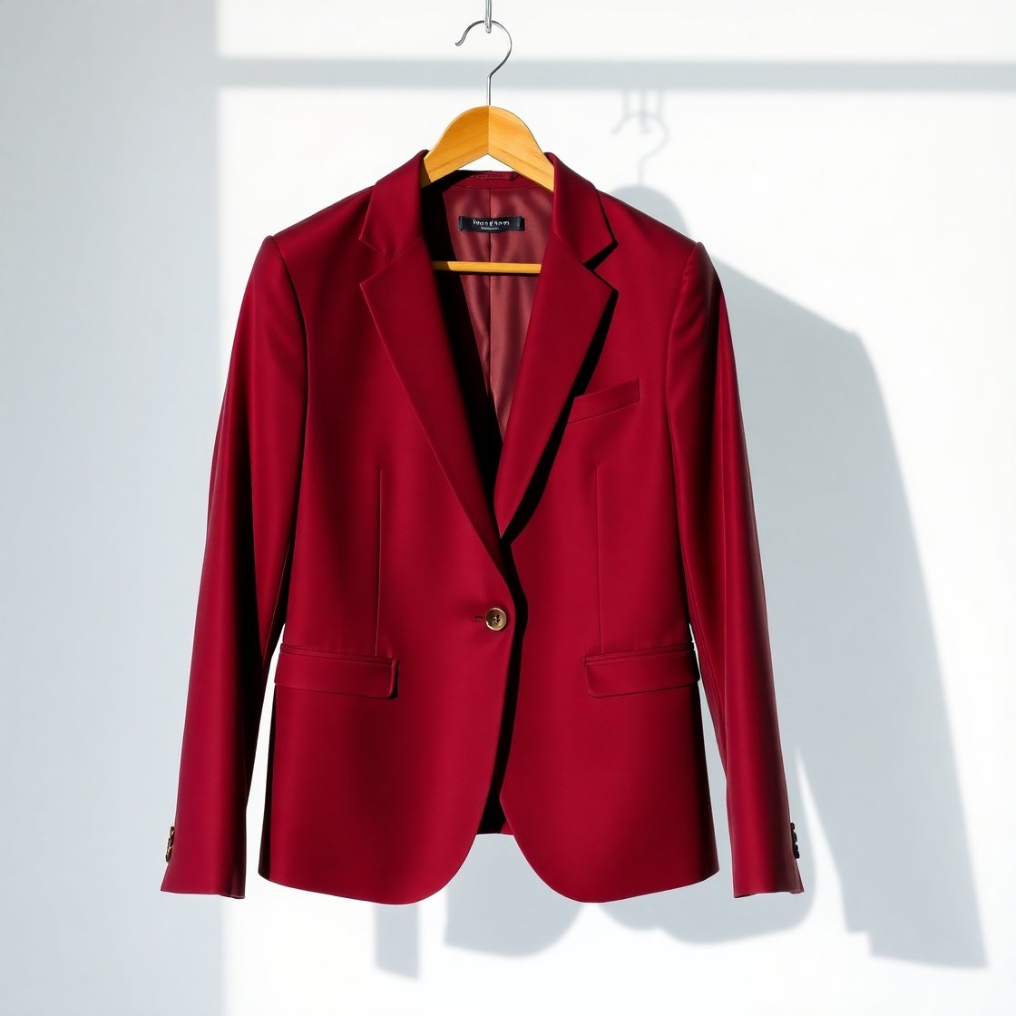 Maroon Slim Fit Blazer