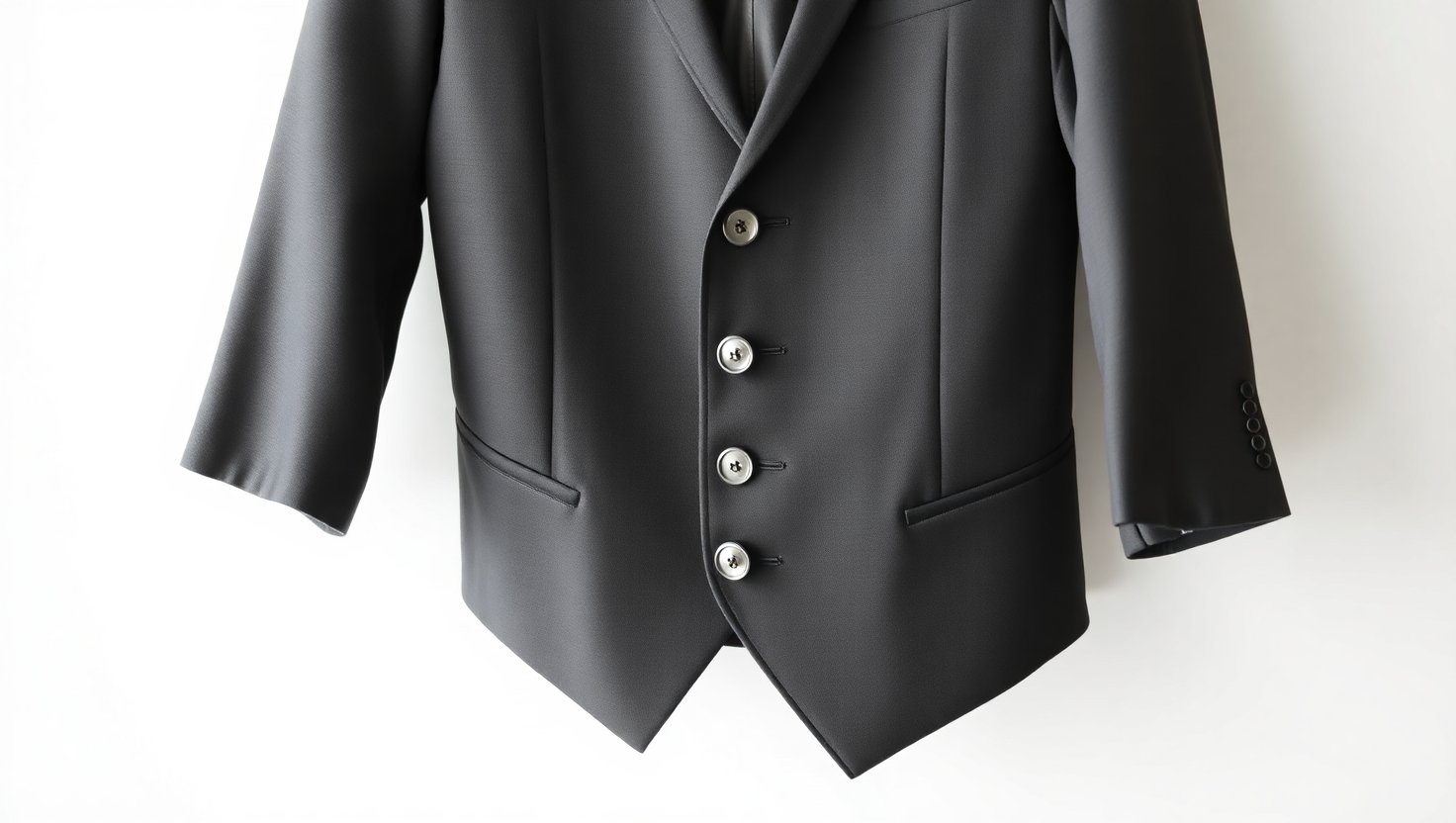 Steel Grey Formal Waistcoat - Image 2