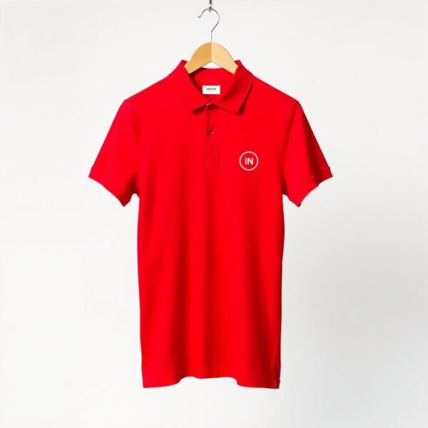 Slim Fit – Red Polo T-Shirt