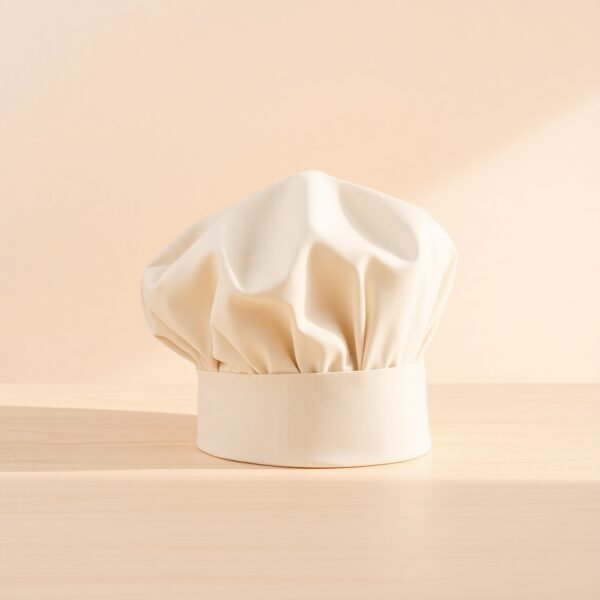 Beige Mushroom Chef Cap - Image 2