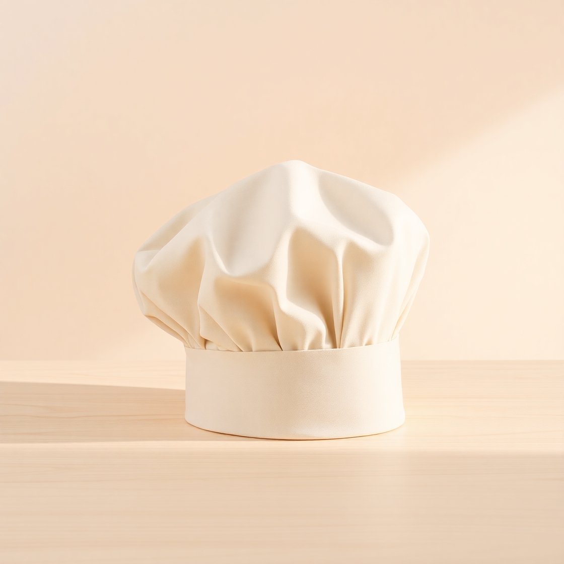 Beige Mushroom Chef Cap - Image 2