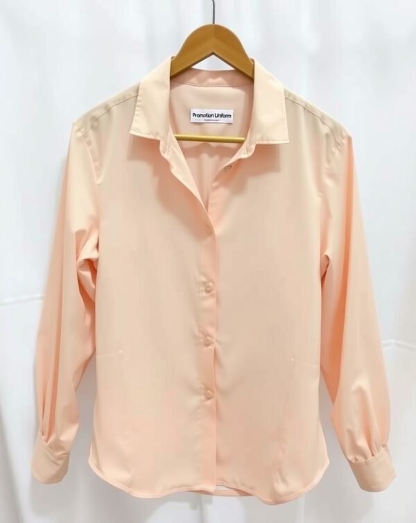 Peach-Colored Formal Shirt