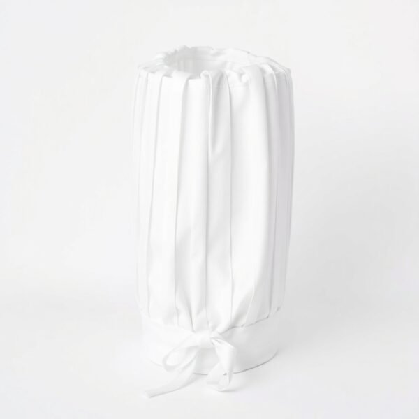 Classic White Toque Chef Hat - Image 3
