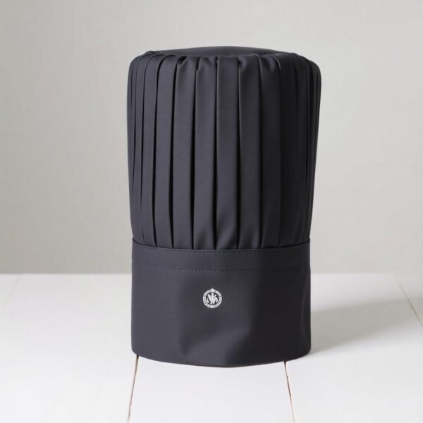 Charcoal Toque Chef Hat - Image 2