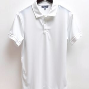 Classic Short-Sleeve – White Polo T-Shirt
