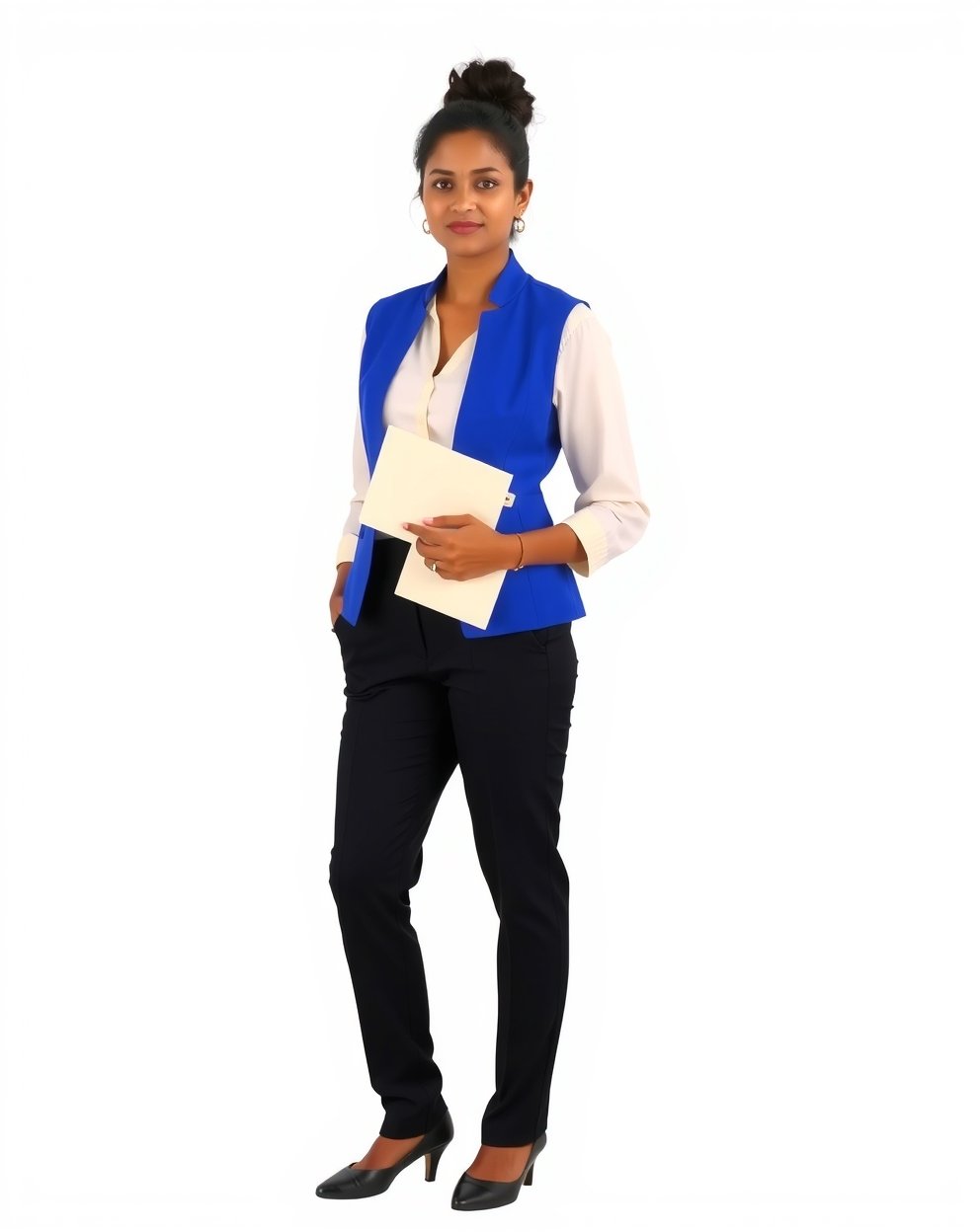 Royal Blue & Ivory Waistcoat Full Set