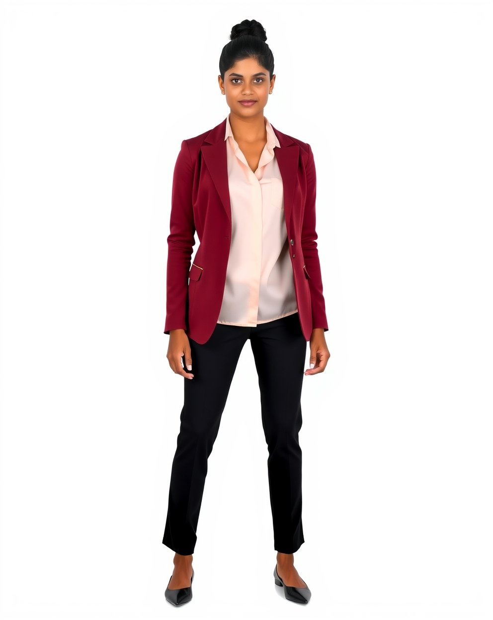 Maroon Blazer Set - Image 2