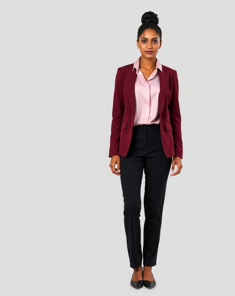 Maroon Blazer Set - Image 3