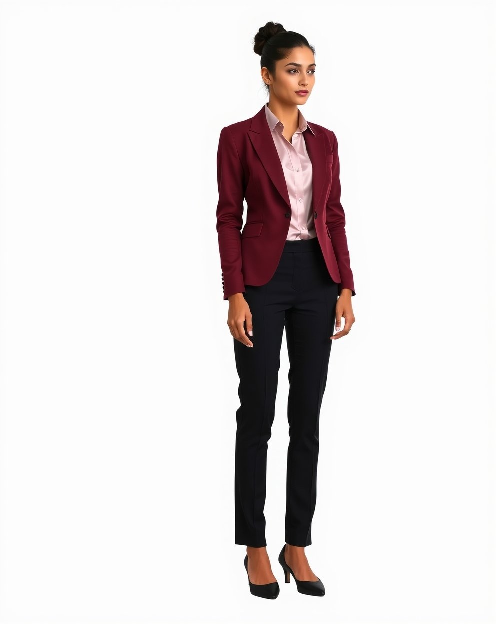 Maroon Blazer Set - Image 4