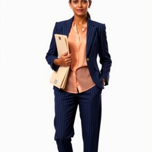 Vertical Stripe Full Suit