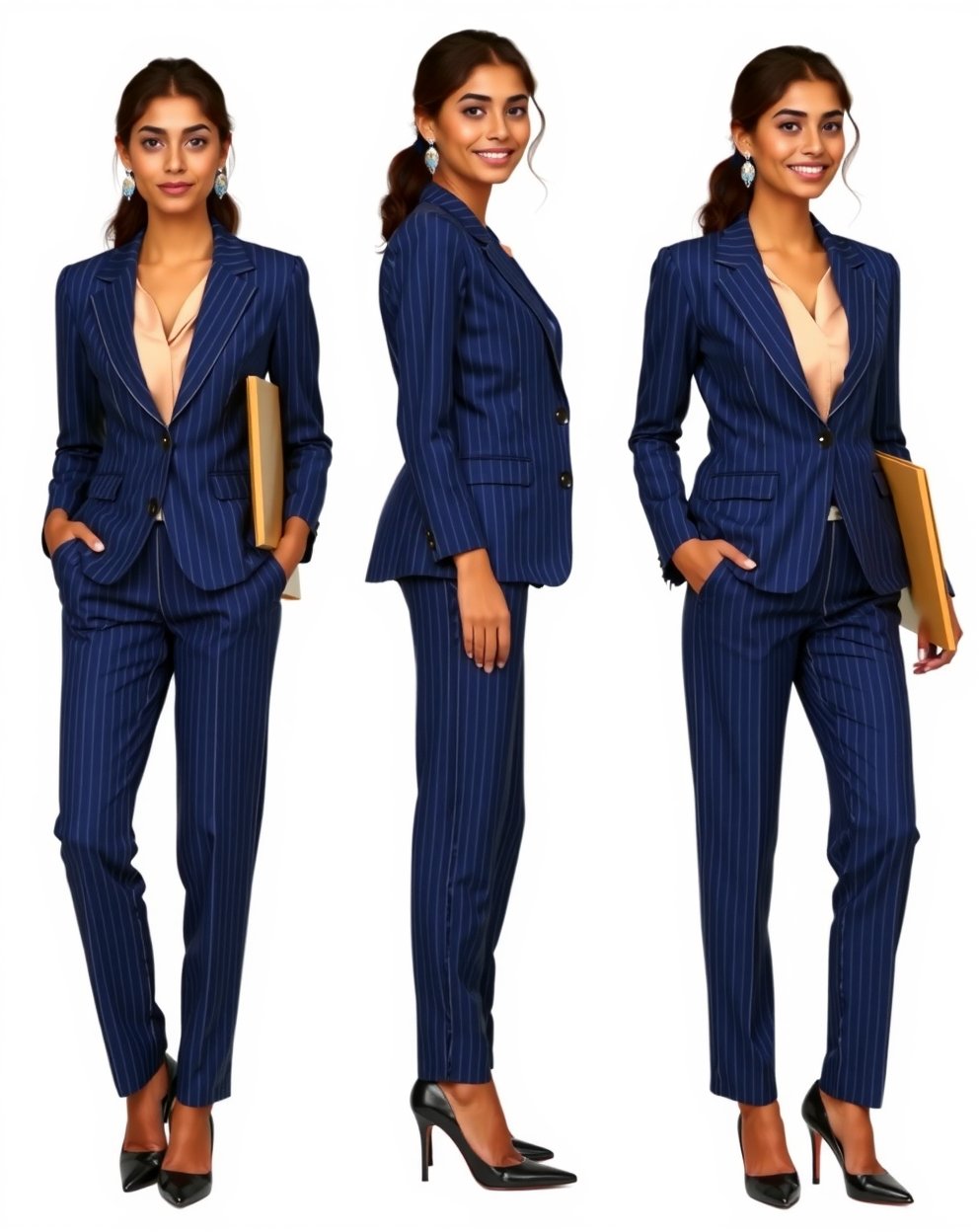 Vertical Stripe Full Suit - Image 3