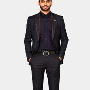 All-Black Power Suit