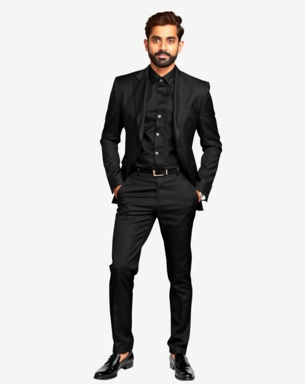 All-Black Power Suit - Image 5