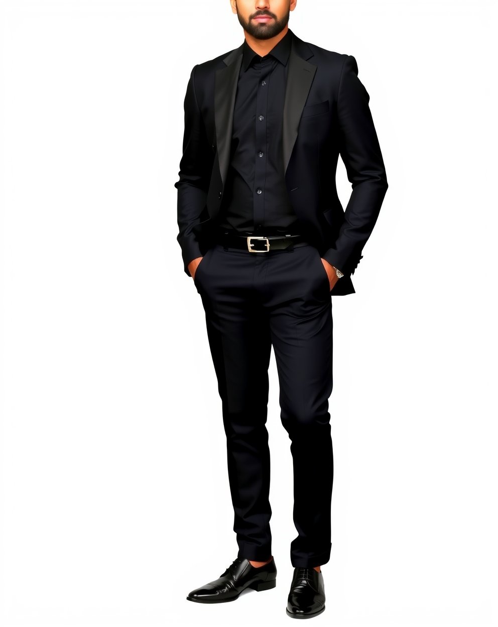 All-Black Power Suit - Image 3