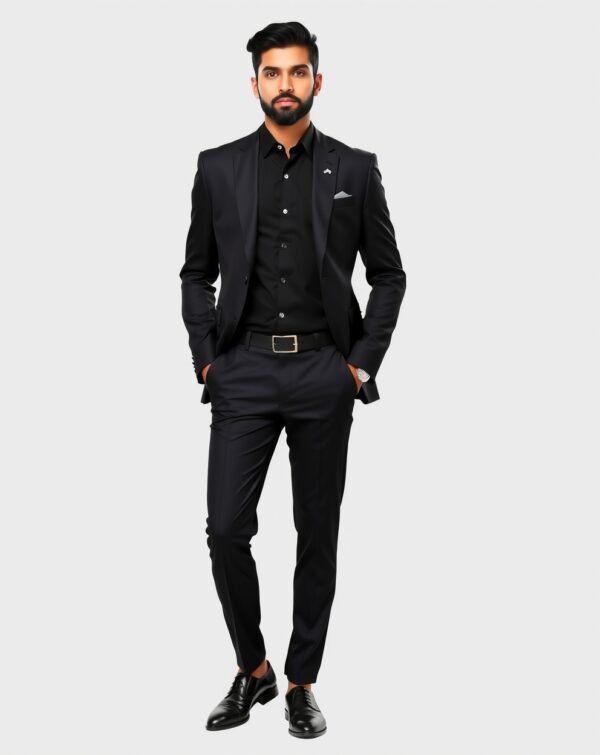 All-Black Power Suit - Image 4