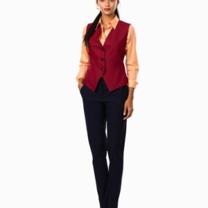 Burgundy & Peach Waistcoat Full Set
