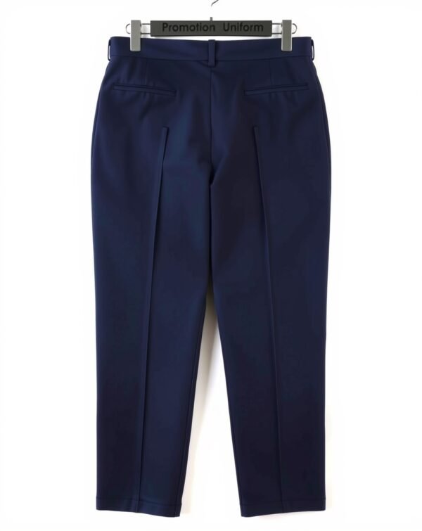 Navy Blue Slim Fit Pants - Image 3