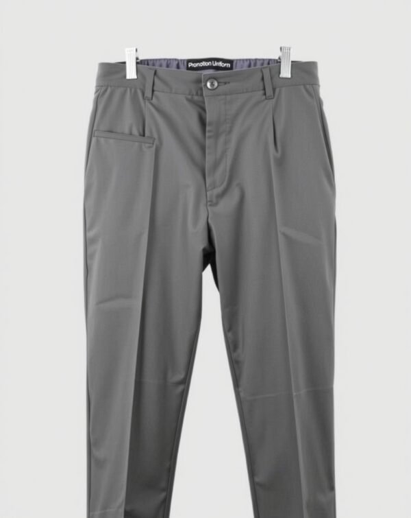 Cream Linen-Blend Pants - Image 2