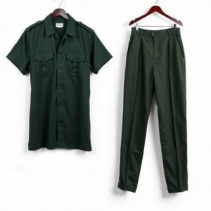 Dark Green security guard uniform Set