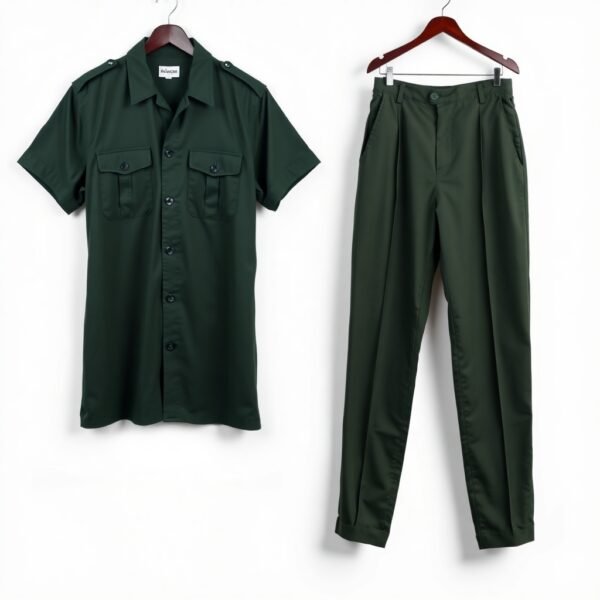 Dark Green security guard uniform Set
