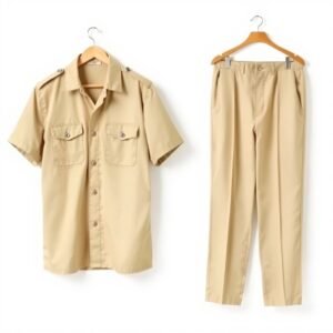 Classic Khaki Safari Suit