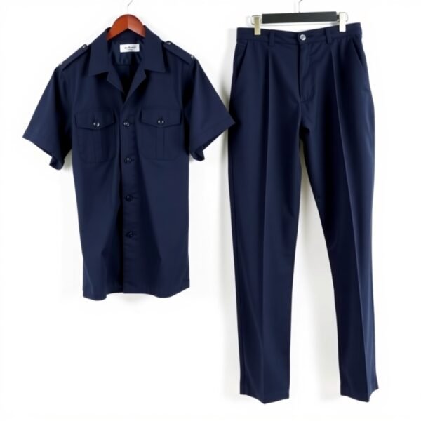 Navy Blue Safari Suit - Image 2