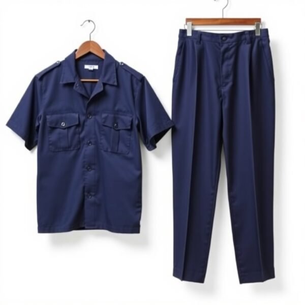 Navy Blue Safari Suit