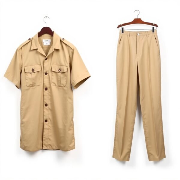 Classic Khaki Safari Suit - Image 4