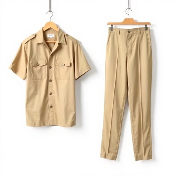 Classic Khaki Safari Suit - Image 3