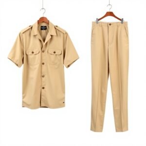 Beige Safari Suit