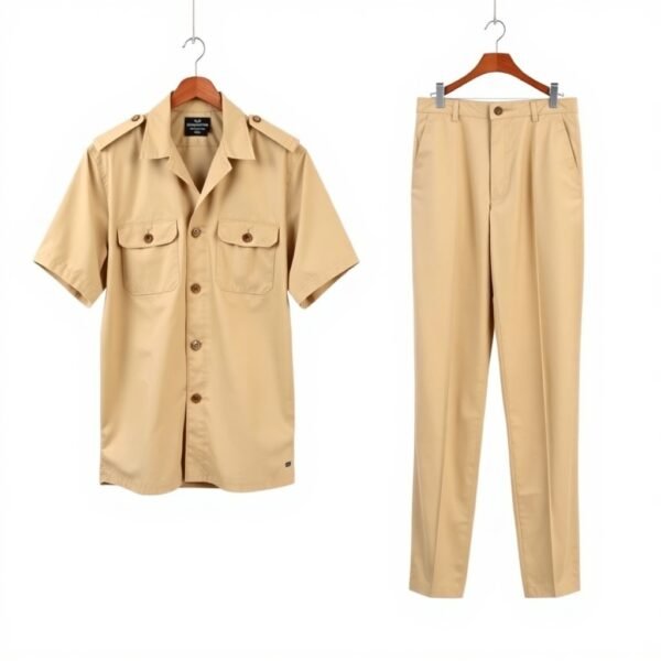 Classic Khaki Safari Suit - Image 2
